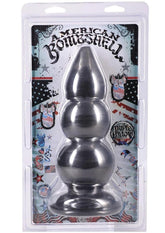 American Bombshell Triple Payload Anal Plug - Gun Metal