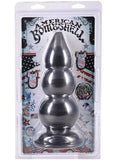 American Bombshell Triple Payload Anal Plug - Gun Metal