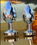DIAMOND SHAPED ANAL PLUG WITH JEWEL
