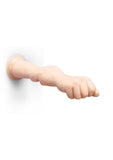 B-Vibe Fist Style Realistic Dildo with Suction Cup 14.5in - Vanilla