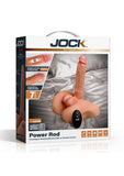 JOCK Power Rod Thrusting & Vibrating Dildo w/ Remote Control