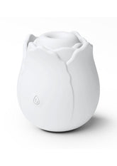 INYA The Vibrating Rose Rechargeable Silicone Clitoral Vibrator - White