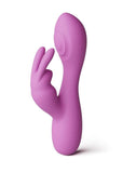 X & O's Devotion Rechargeable Silicone Compact Rabbit Vibrator - Purple