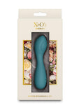 X & O's Cherish Rechargeable Silicone Curved Vibrator - Teal