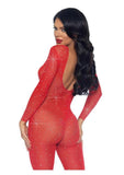 Leg Avenue Sheer Rhinestone Catsuit