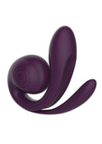 SVibe Snail GIZI Pro Rechargeable Silicone Triple Stimulator - Grape