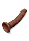 Together Realistic Dildo with Suction Base 6.75in - Chocolate