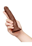 Together Realistic Dildo with Suction Base 6.75in - Chocolate