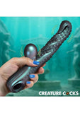 Creature Cocks Vibropus Rechargeable Silicone Rabbit Vibrator - Emerald