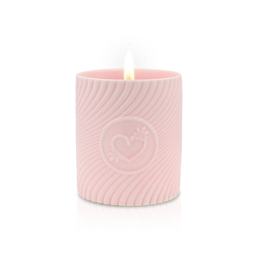 HighOnLove Pink Massage Candle Strawberries & Champagne