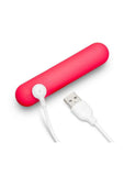 Together Teaser Silicone Rechargeable Bullet Vibrator 4in - Pink