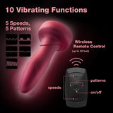Anal Adventures Matrix Atomic Plug with Remote Martian Wine