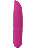LoveLine Beso 10 Speed Vibrating Mini-Lipstick Silicone Rechargeable Waterproof Pink