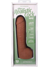 The Realistic Cock Hung 12 in. ULTRASKYN Vac-U-Lock Dildo
