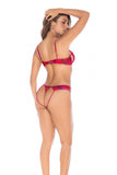 Mapale Fierce Fuchsia Cutout Two Piece Set