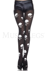 ML Skull Head Pantyhose - OS