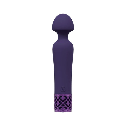 Royal Gems Majestic Rechargeable Silicone Vibrator - Black