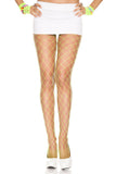 Diamond net spandex pantyhose (Glow UV Reactive)