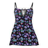 Magic Silk Hazy Dayz Dress & G-String Set Mushroom
