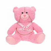 Shots Bear Bondage Fuzzy Stuffy Pink