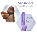 Au Naturel Jack 7 in. Posable Dual Density Dildo Brown