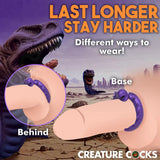 Creature Cocks Slitherine Silicone Cock Ring - Purple