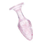 Booty Sparks Glitter Gem Anal Plug Set 3pc - S/M/L - Pink