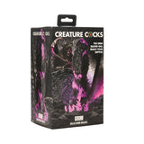 Creature Cocks Grim Silicone Dildo - Purple/Black