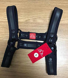 Neoprene Bulldog Harness w/Black Piping - OS