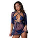 Magic Silk Hazy Dayz Halter Bra, Thong & Dress Set Butterfly (Discontinued)