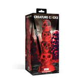 Creature Cocks Doom Silicone Dildo - Red/Black