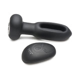 Flickers Bum Flick Flicking & Vibrating Silicone Butt Plug with Remote