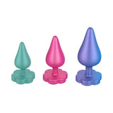 Romp Luster Silicone Anal Plug - Purple/Pink