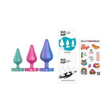Romp Luster Silicone Anal Plug - Purple/Pink