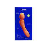 Dame Min Mini Wand Vibrator Papaya