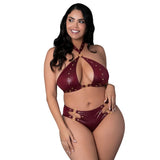 Lust Fetish Juno Burgundy