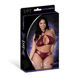 Lust Fetish Juno Burgundy