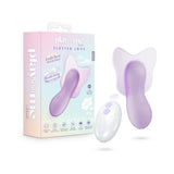 Play With Me Flutter Love Rechargeable Silicone Clitoral Vibrator - Purple
