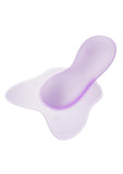 Play With Me Flutter Love Rechargeable Silicone Clitoral Vibrator - Purple