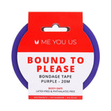 Me You Us Bound To Please Bondage Tape Restraints Purple 20m
