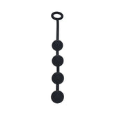 LEVELZ Round Silicone Anal Balls Medium 30mm Black