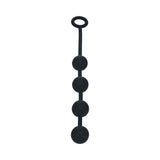 LEVELZ Round Silicone Anal Balls Medium 30mm Black