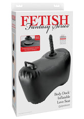 Fetish Fantasy Series Body Dock Inflatable Love Seat Black