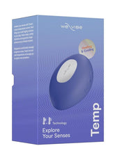 We-Vibe Temp Heating and Cooling Rechargeable Silicone Lay-on Vibrator - Lavender Blue