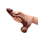 b-Vibe Slipskin Realistic Silicone Dildo 8 in. Girthy