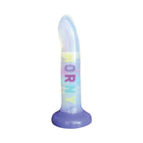 Cotton Candy Dirty Talk Horny Bitch 8 in. Silicone Dildo