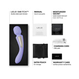 LELO SWITCH Double-Sided Wand Vibrator Lilac