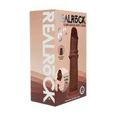 Realrock Sliding Skin Dual Density Silicone Dildo 6 in.