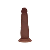 Realrock Sliding Skin Dual Density Silicone Dildo 6 in.