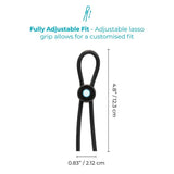 b-Vibe Lasso Grip Fully Adjustable Silicone C-Ring
